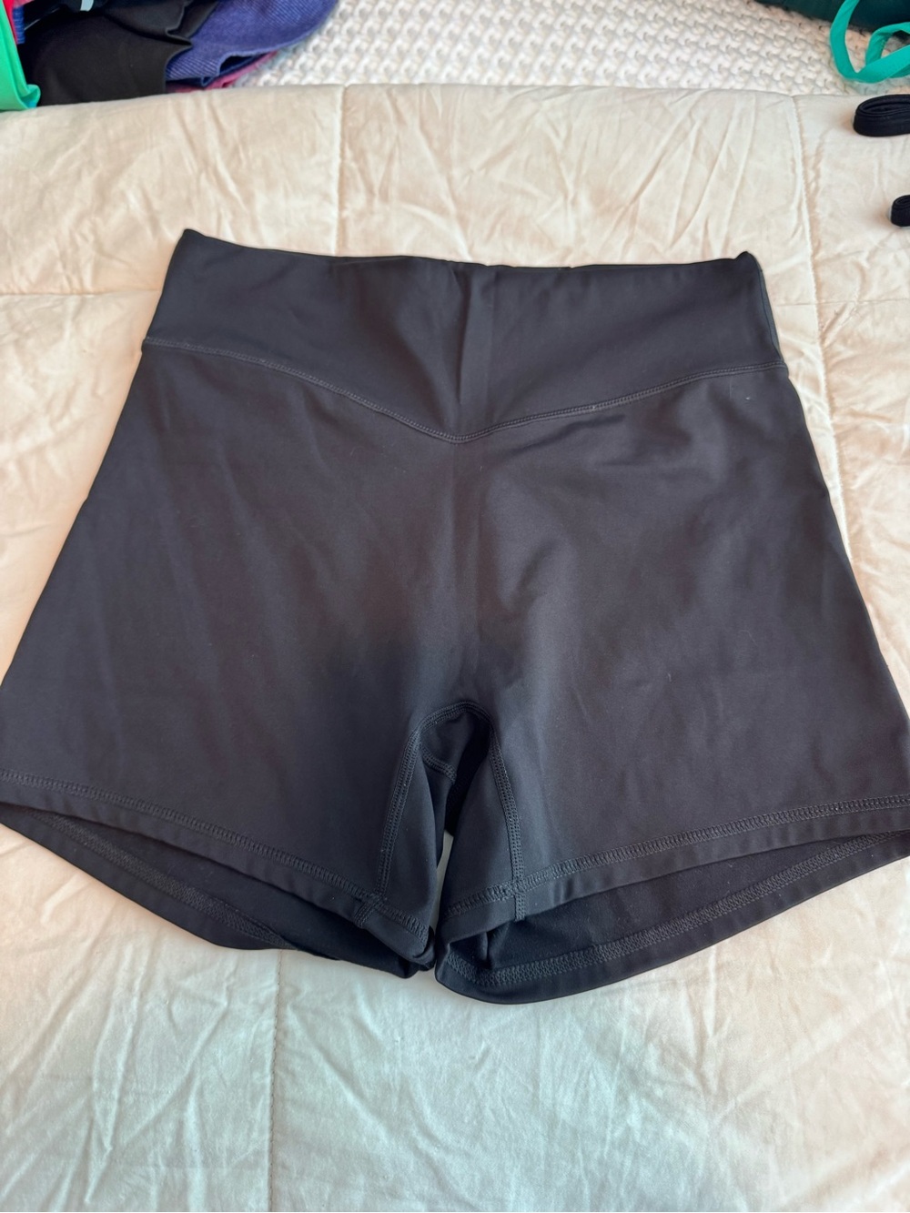 High-Rise Black Athletic Women’s Shorts - OG Vitality
